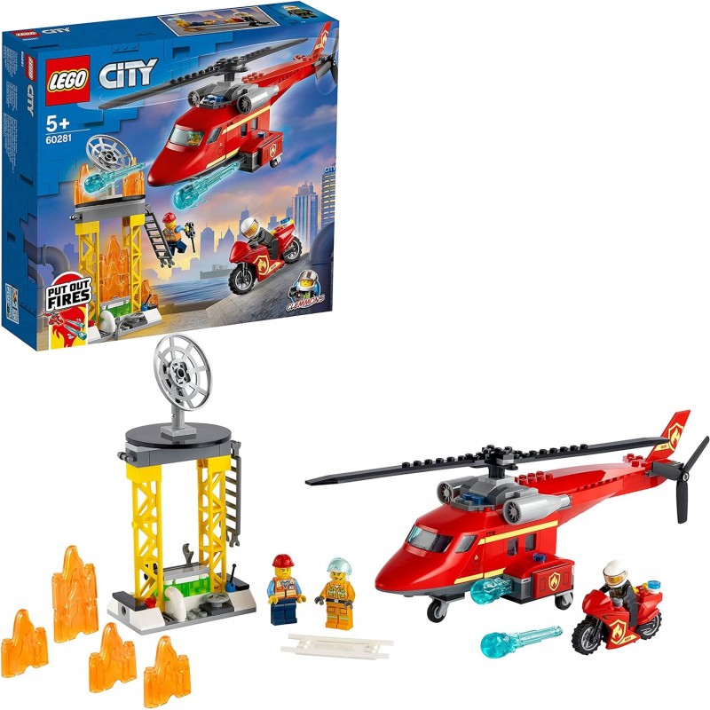 LEGO® City 60281 - L'hélicoptère de secours des pompiers