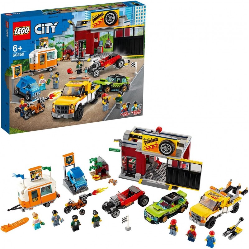 LEGO® City 60258 - L'atelier de tuning