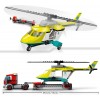 LEGO® City 60343 - Le transport de l’hélicoptère de secours