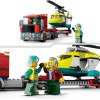 LEGO® City 60343 - Le transport de l’hélicoptère de secours