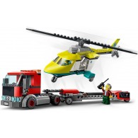 LEGO® City 60343 - Le transport de l’hélicoptère de secours