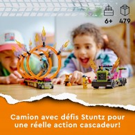 LEGO® City 60357 - Le défi de cascade : les cercles de feu