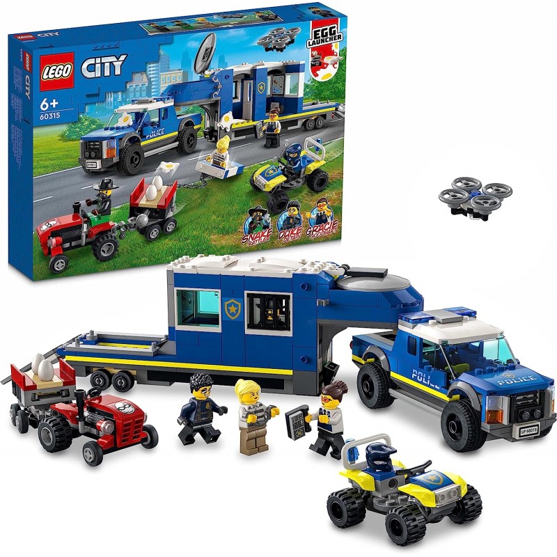 LEGO® City 60315 - Le camion de commandement mobile de la police