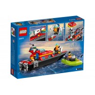 LEGO® City 60373 - Le bateau de sauvetage des pompiers