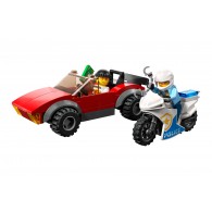 LEGO® City 60392 - La course-poursuite de la moto de police