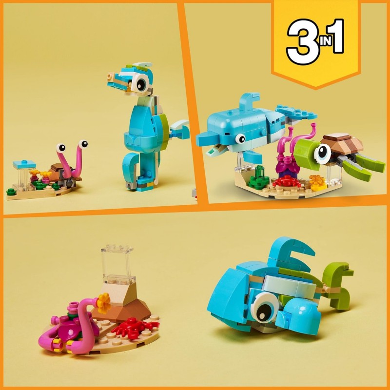 LEGO® Creator 31128 - Le Dauphin et la Tortue - StarBriques.com