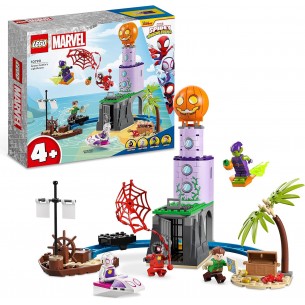 LEGO® Marvel 10790 - L’équipe Spidey au phare du Bouffon Vert