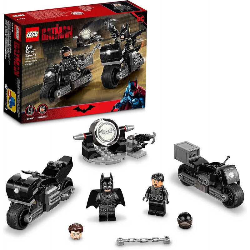 LEGO® DC Comics Batman 76179 - La course-poursuite en motos de Batman™ et Selina Kyle™