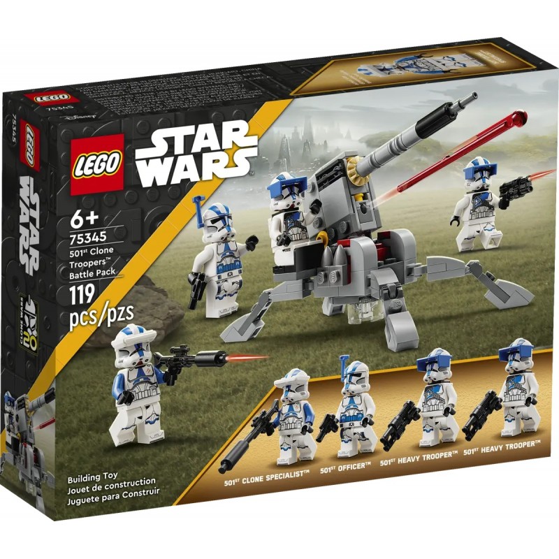 LEGO® Star Wars 75345 - Pack de combat des Clone Troopers™ de la 501ème légion