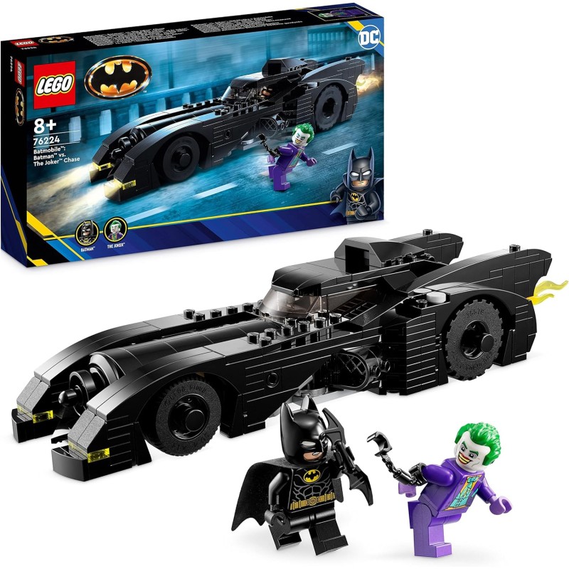 LEGO® DC Comics Batman 76224 - La Batmobile™ : poursuite entre Batman™ et le Joker™