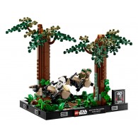 LEGO® Star Wars 75353 - Diorama de la course-poursuite en speeder sur Endor™